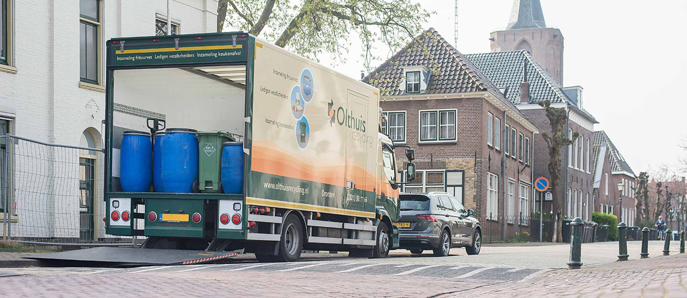 Frituurvet ophalen in heel Nederland